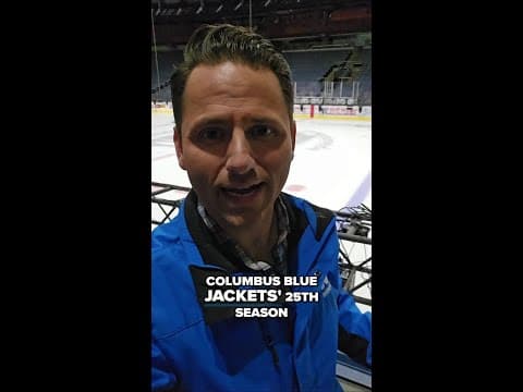 Columbus Blue Jackets celebrate 25th season