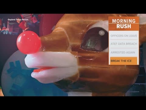 Ice carving set to begin soon at the Gaylord Texan