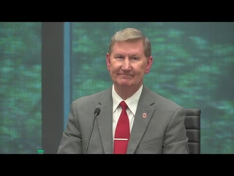Walter 'Ted' Carter Jr. delivers statement after being introduced as Ohio State's next president
