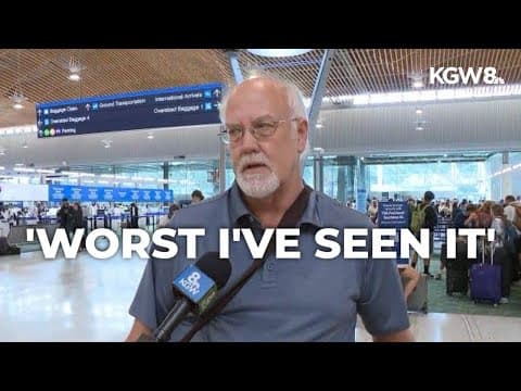 Dozens miss flights at PDX after gridlock on Airport Way from construction delays