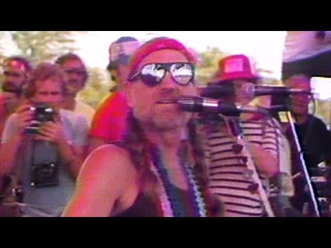 Willie Nelson hosts a Fourth of July picnic near Austin (1979)