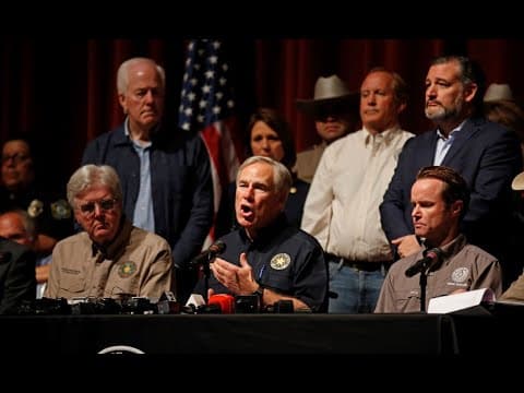 Texas Governor Greg Abbott provides update on elementary school shooting
