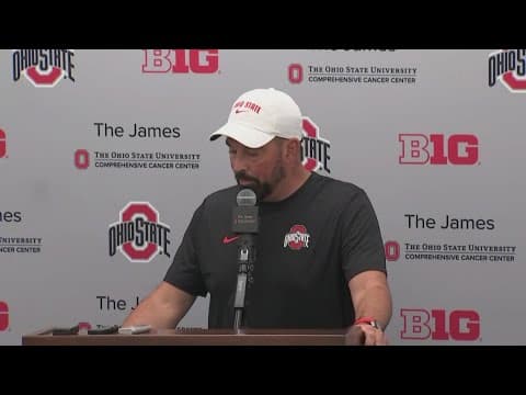 Ryan Day speaks as Ohio State fall camp begins