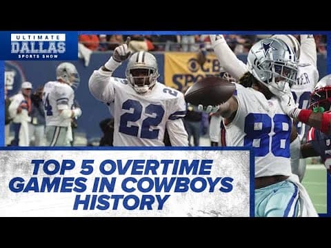 Top 5: Overtime wins in Cowboys history | Ultimate Dallas Sports Show