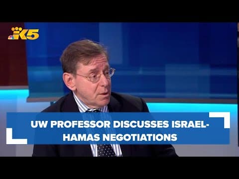 UW professor discusses Israel-Hamas hostage negotiations, combat operations and more