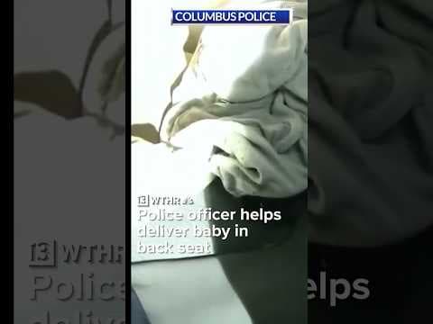 Officer helps deliver baby in car