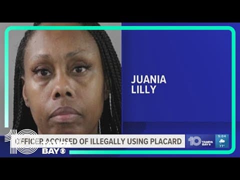 Polk County officer accused of illegally using a handicap placard