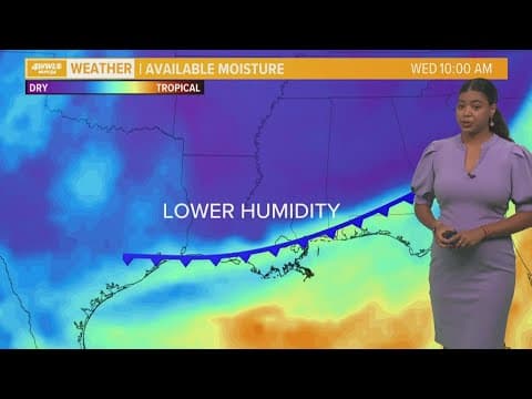 Another cool front may move through next week