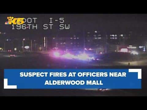 BREAKING: Suspect fires at officers near Alderwood Mall