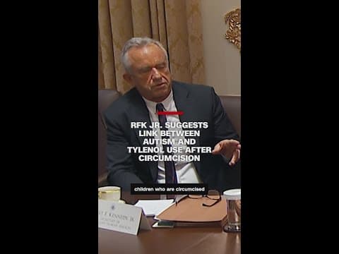 RFK Jr. suggests autism-circumcision link