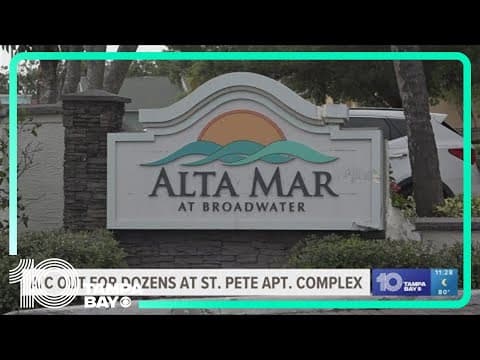 Dozens of tenants at St. Pete apartment complex have been without A/C for months
