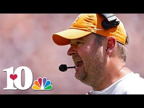 Josh Heupel speaks during Vols bye week after weekend victory over Oklahoma