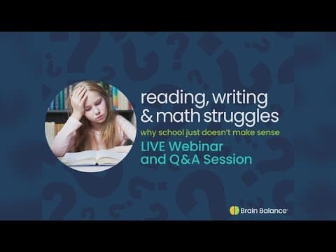 A free webinar to teach parents how to help kids who are struggling in school