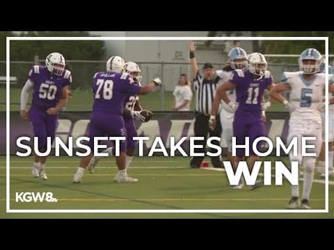 Sunset uses offensive outburst to beat Liberty | Friday Night Football