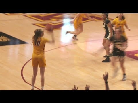 Gopher women's basketball win on senior day
