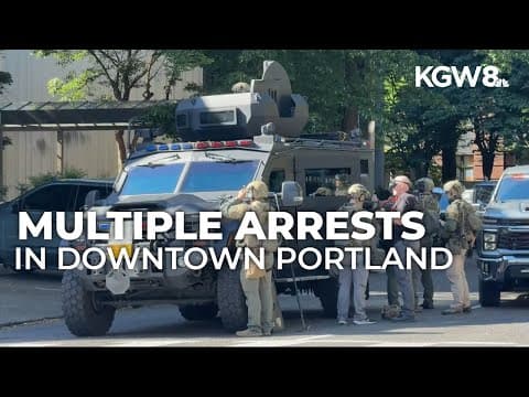 Multiple people in custody after search warrant on downtown Portland apartment