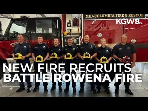 New fire recruits join Rowena Fire battle hours before graduation