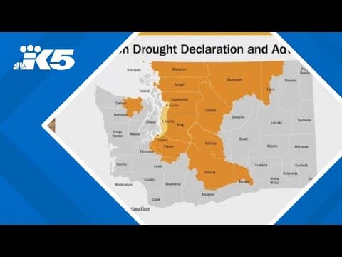 Drought emergency declared in more counties in Washington