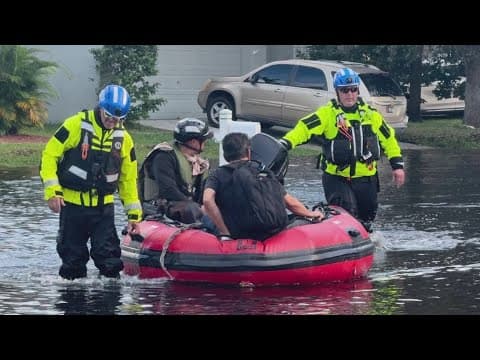 Indiana crew helps with 300 evacuations in Florida in aftermath of Hurricane Milton