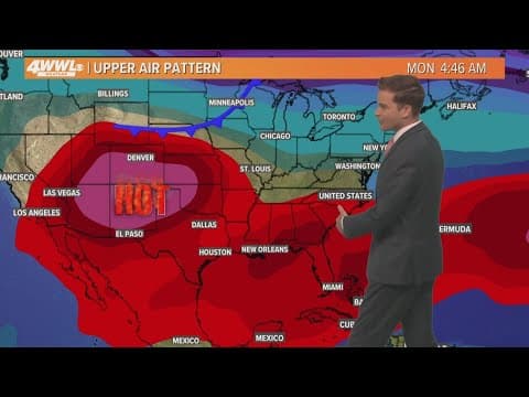 New Orleans Weather: Heat Advisory today, wetter by end of the week