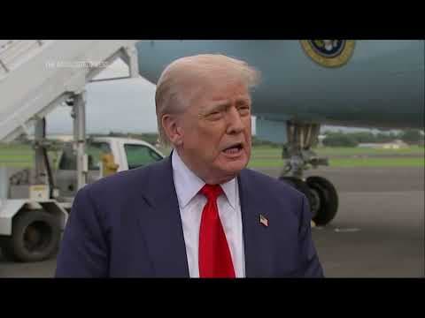 Trump arrives in Scotland and blasts Europe’s wind energy and immigration policies