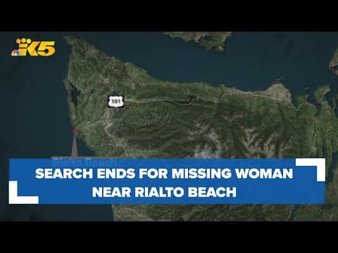 Search for missing woman near Rialto Beach ends