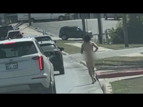 'Oh my God! He's naked!' | Nude man running along freeway access road shocks lunchtime drivers