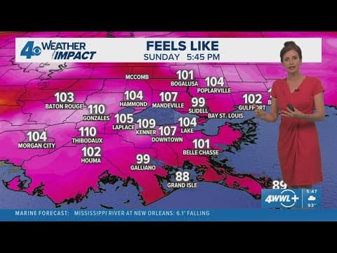 Weather Impact Alert: Stifling heat takes over on Monday and Tuesday