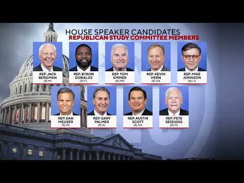 Nine GOP lawmakers enter House speaker race as Republicans continue search for leader