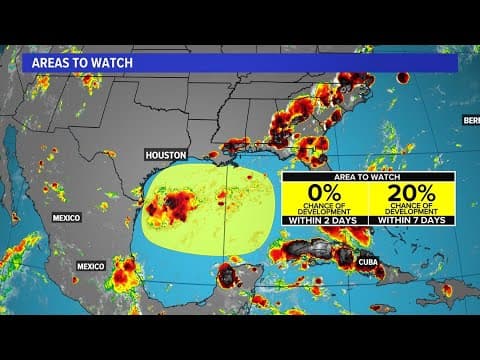 Tropical update: Possible development in the Gulf next week