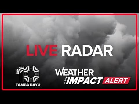LIVE RADAR: Tampa Bay area sees storms, heavy rain this week