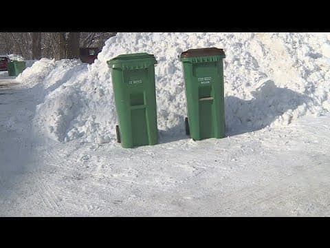 Garbage collection slowed by snow; city leaders ask residents for help