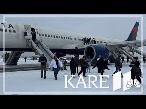 WATCH: Passengers evacuate plane bound for MSP on Atlanta runway