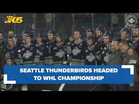 Seattle Thunderbirds going to WHL Championship