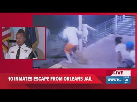 Officials release new video of inmate escape from Orleans Parish Jail