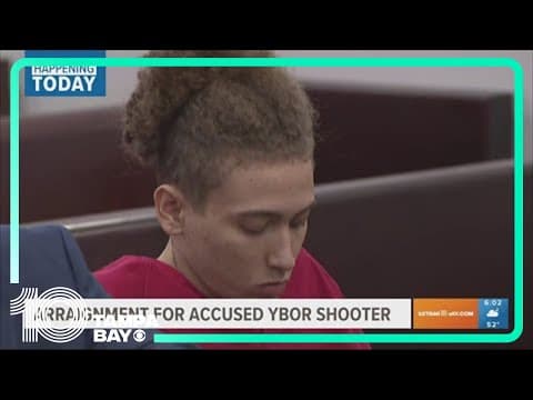 Accused Ybor shooter to be arraigned in court today