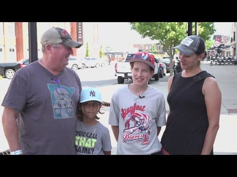 Fans hang out in Speedway ahead of Brickyard 400