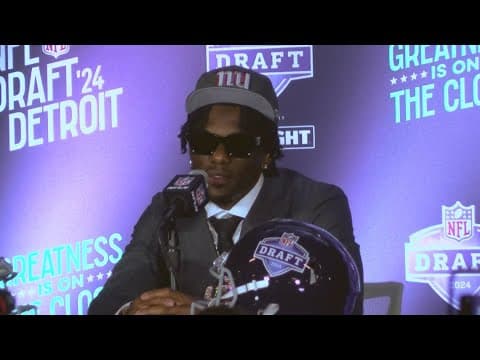 Malik Nabers on being No. 6 pick in NFL draft