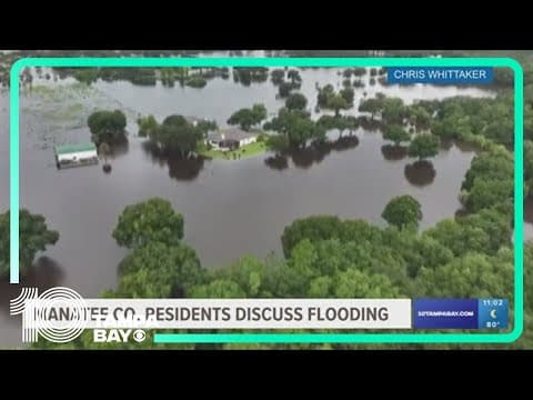 Manatee County neighbors hold meeting over flooding from Hurricane Debby