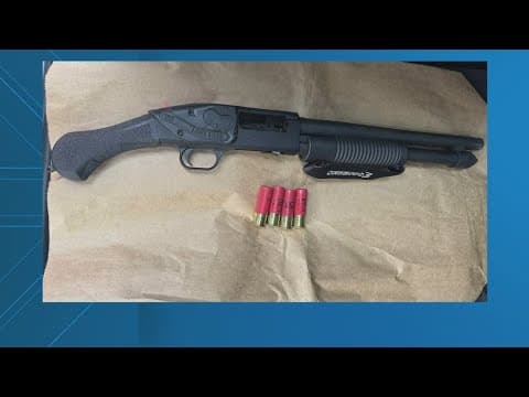 Metro police find loaded shotgun under mans coat after arrest