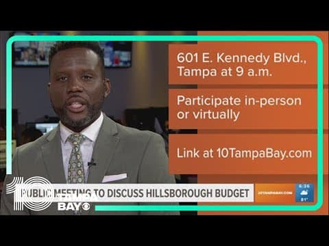 Let Hillsborough leaders know how they should spend the county's money