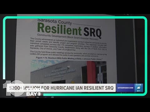 Sarasota County leaders plan how to spend Hurricane Ian federal block grant