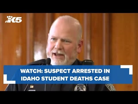 WATCH: Moscow police chief announces arrest made in Idaho student murders case