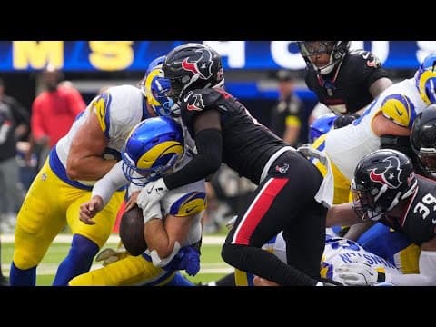 Texans Coach DeMeco Ryans on the Rams loss and looking ahead to the Monday night matchup with Tampa