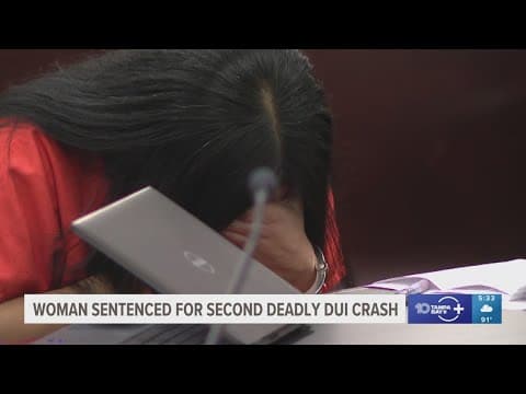 Woman sentenced to 67 years for fatal DUI crash that killed cousin, injured 2