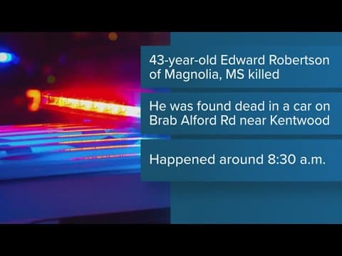 Mississippi man shot dead in car near Kentwood, Louisiana