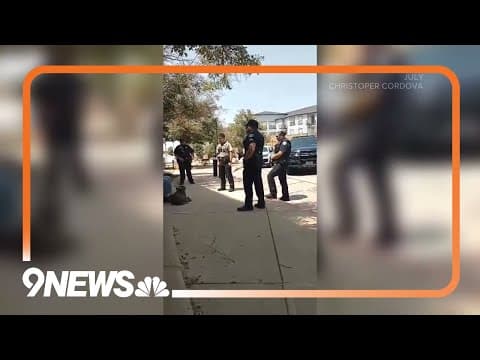 RAW: Englewood officer uses taser on unhoused man as his dog is seized