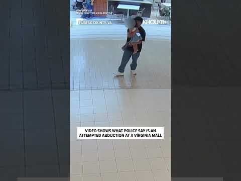 Video shows what police say is an attempted abduction at Virginia mall