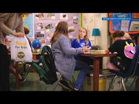 Teachers help fight student hunger through Second Harvest Food Bank's Food For Kids program