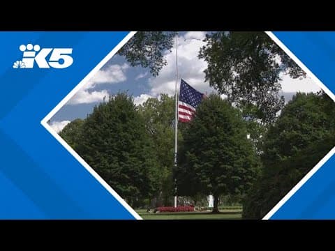 Flags are flying half-staff nationwide today